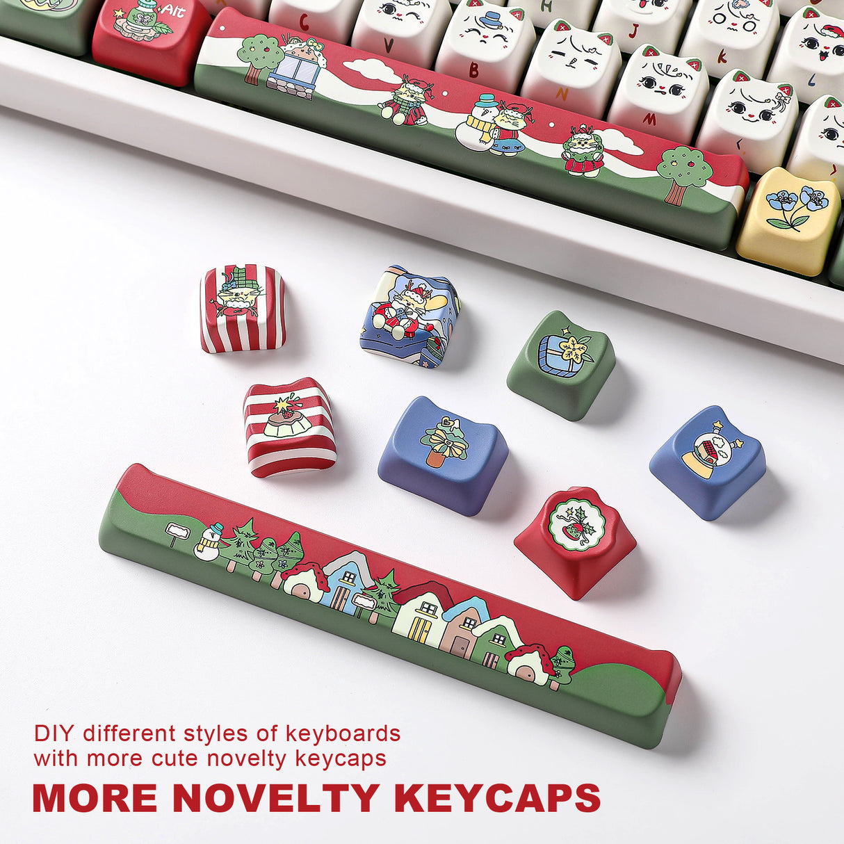 YUNZII Holiday Season MAO Profile Keycap Set