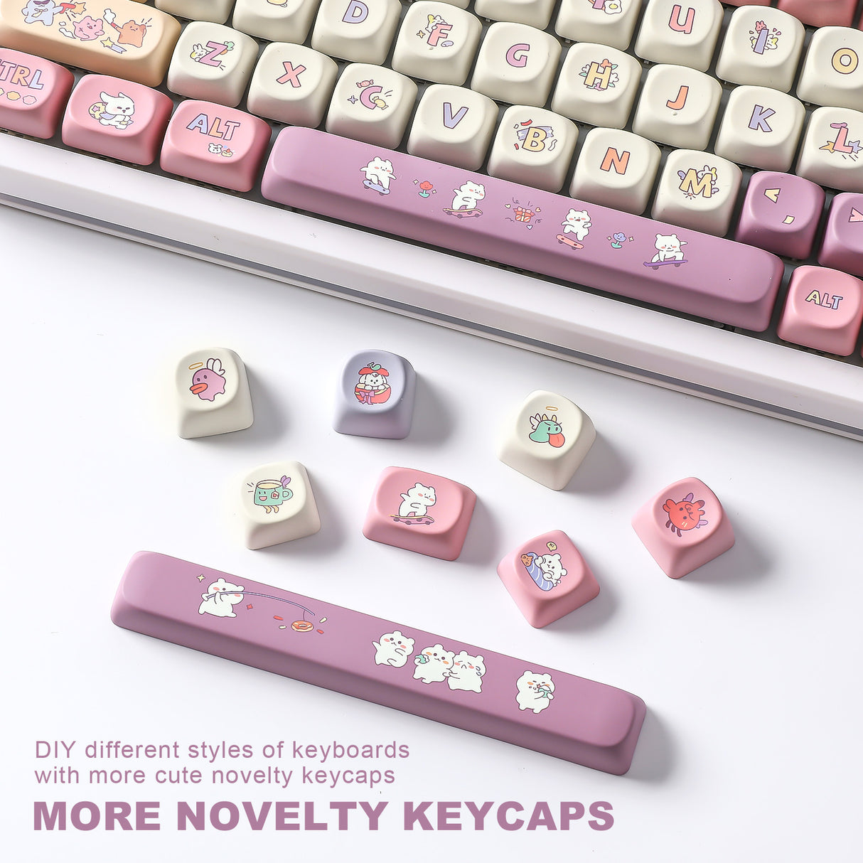 YUNZII Happy Life SOA Profile Keycap Set