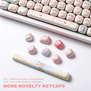 YUNZII Pink Kitten MOG Profile Keycap Set