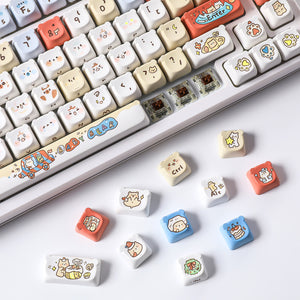 YUNZII Baby Bear MAO Bear Profile Keycap Set