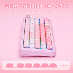 YUNZII Ice Cream MOG Profile Keycap Set