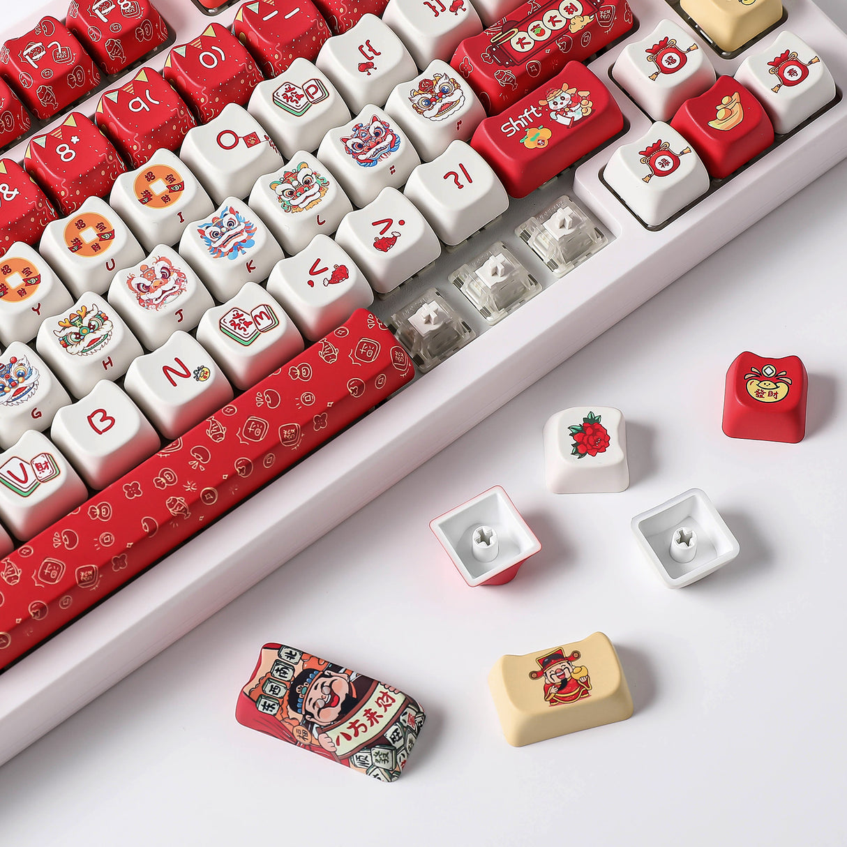 YUNZII New Year MAO Profile Keycap Set