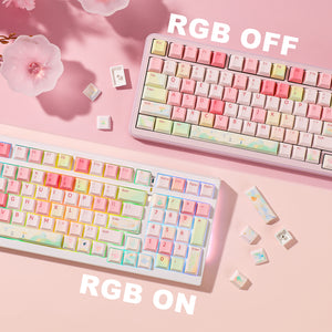 YUNZII Spring Garden Cherry Profile Keycap Set