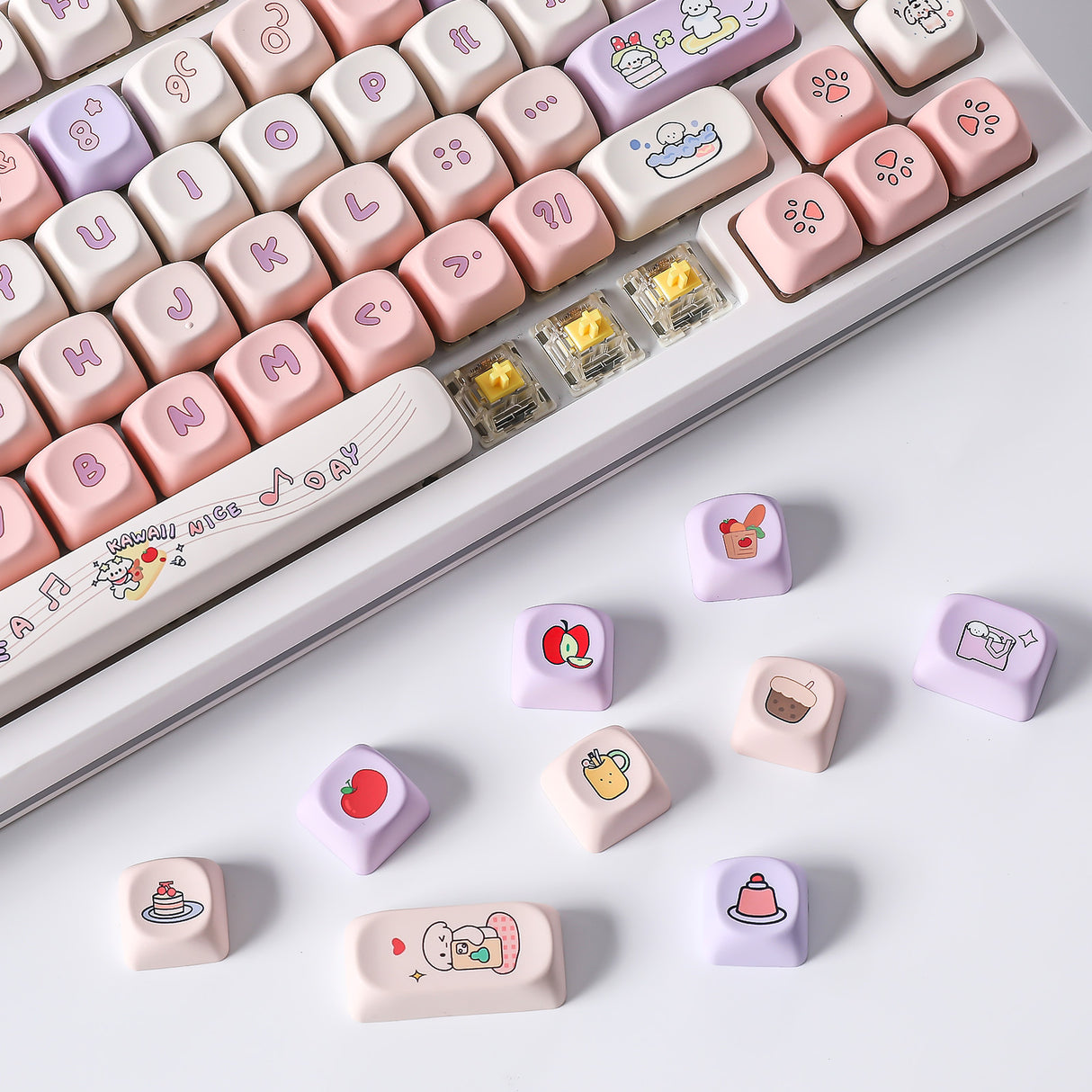 YUNZII Happy Puppy MOA Profile Keycap Set