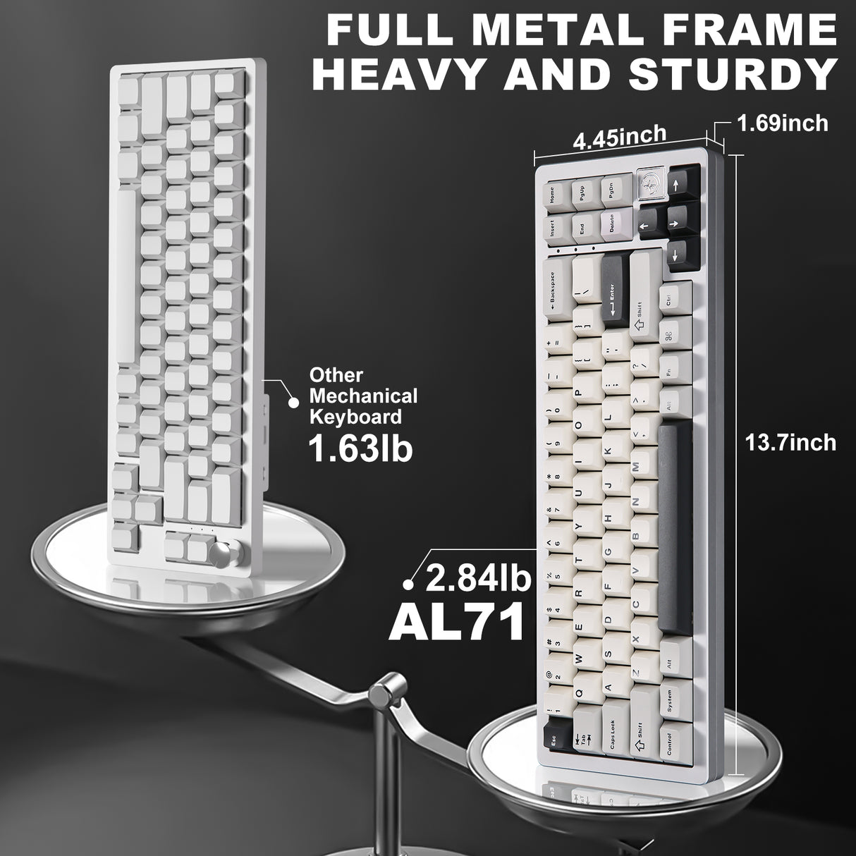 YUNZII AL71 Full Aluminum Mechanical Keyboard