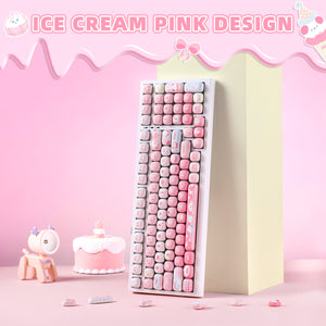 YUNZII Ice Cream MOG Profile Keycap Set