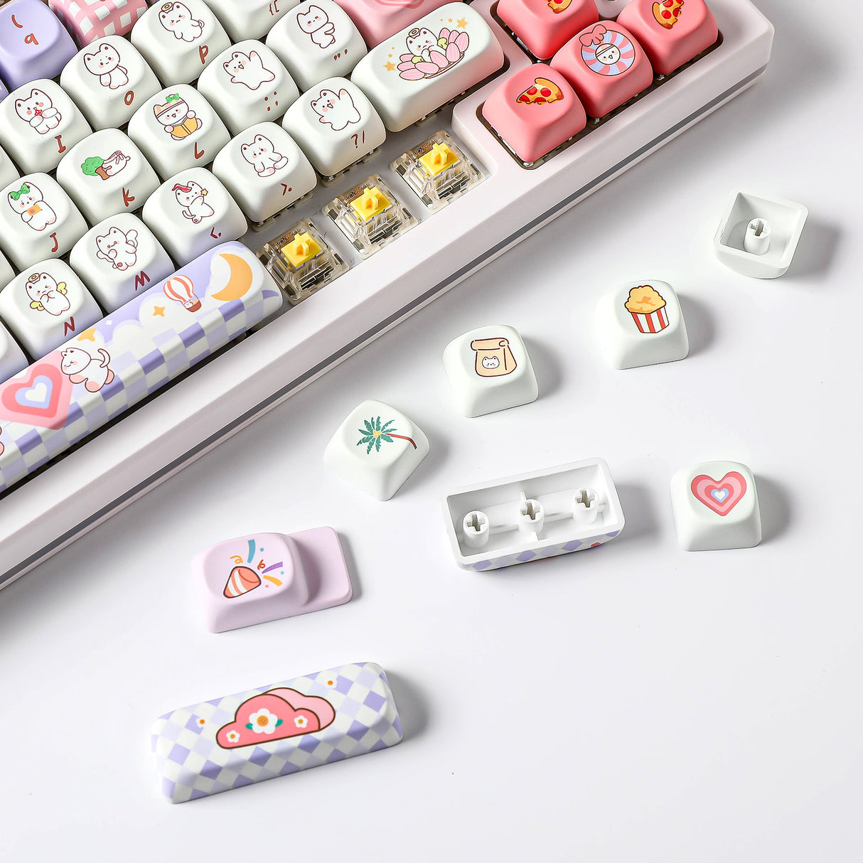 YUNZII Party MOA Profile Keycap Set