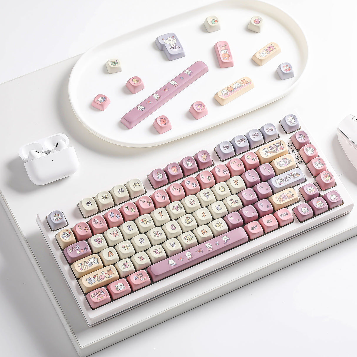 YUNZII Happy Life SOA Profile Keycap Set