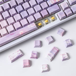 YUNZII Water Lily Cherry Profile Keycap Set