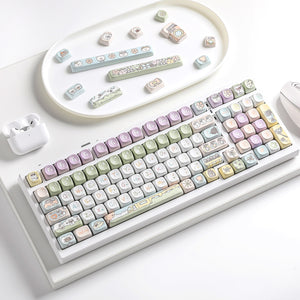 YUNZII Romantic Travel MOA Profile Keycap Set