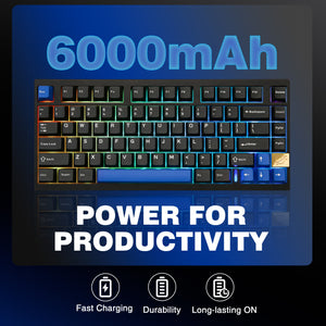 YUNZII AL75 CNC Aluminum Wireless Mechanical Keyboard