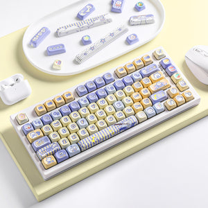 YUNZII White Bear MOA Profile Keycap Set