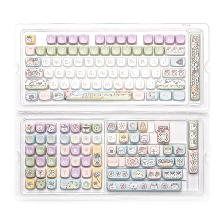 YUNZII Romantic Travel MOA Profile Keycap Set