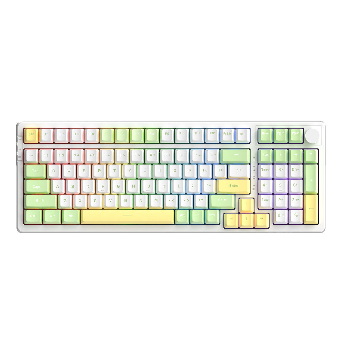 YUNZII Ajazz AK992 Hot-Swappable Gasket Mounted Mechanical Keyboard ...