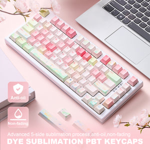 YUNZII Spring Garden Cherry Profile Keycap Set