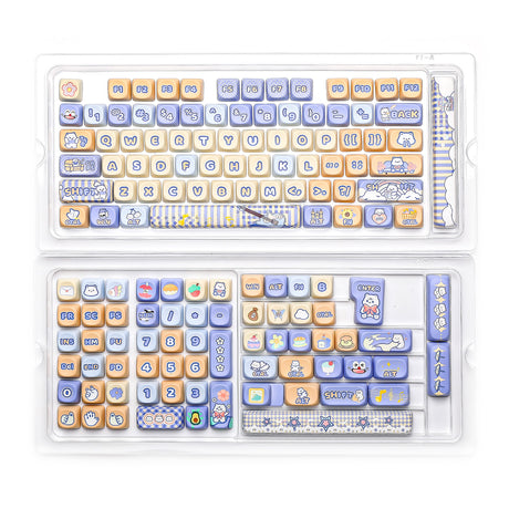 YUNZII White Bear MOA Profile Keycap Set