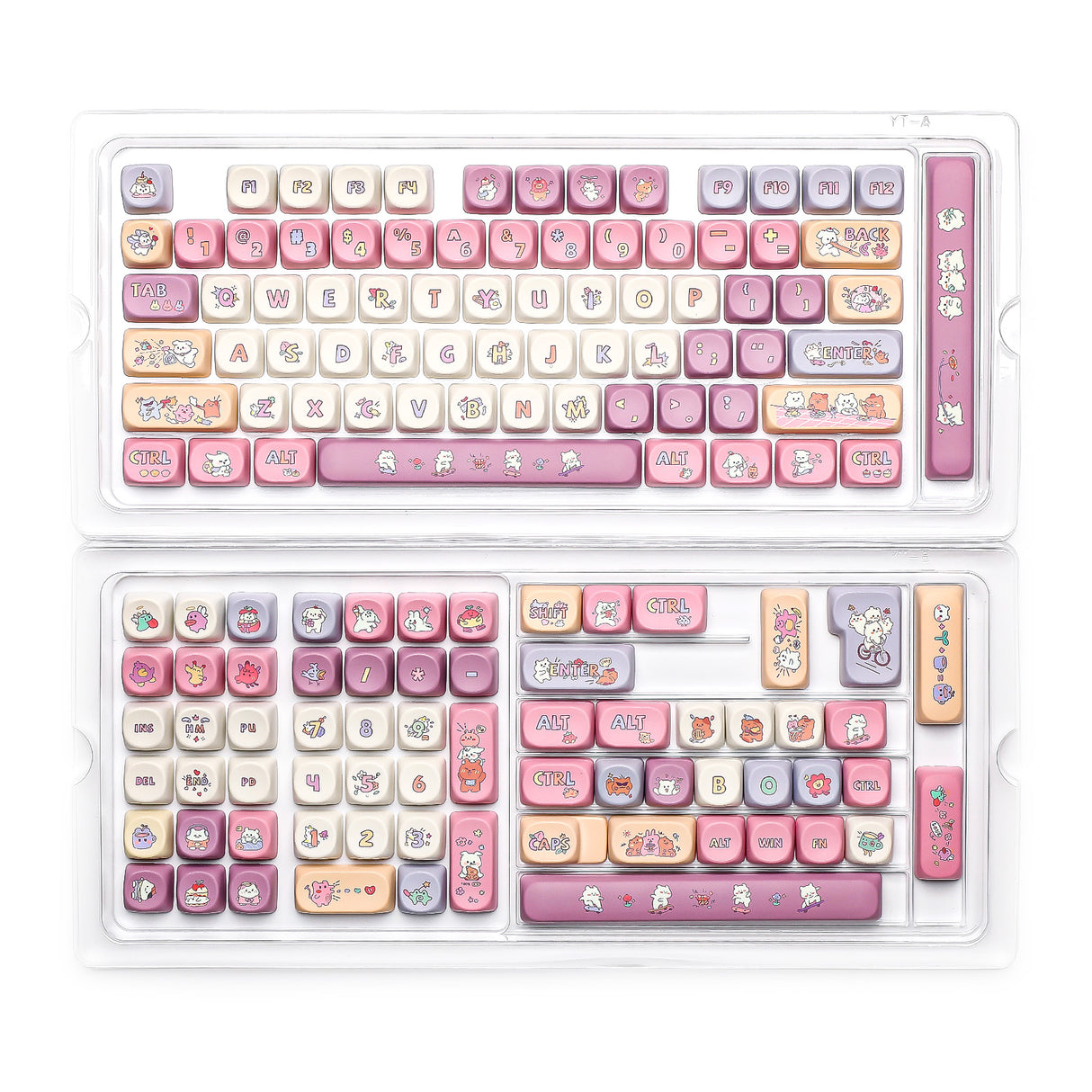 YUNZII Happy Life SOA Profile Keycap Set