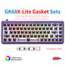 YUNZII GK68 Lite-Gasket Keyboard Kit With CNC Aluminum Keyboard Case