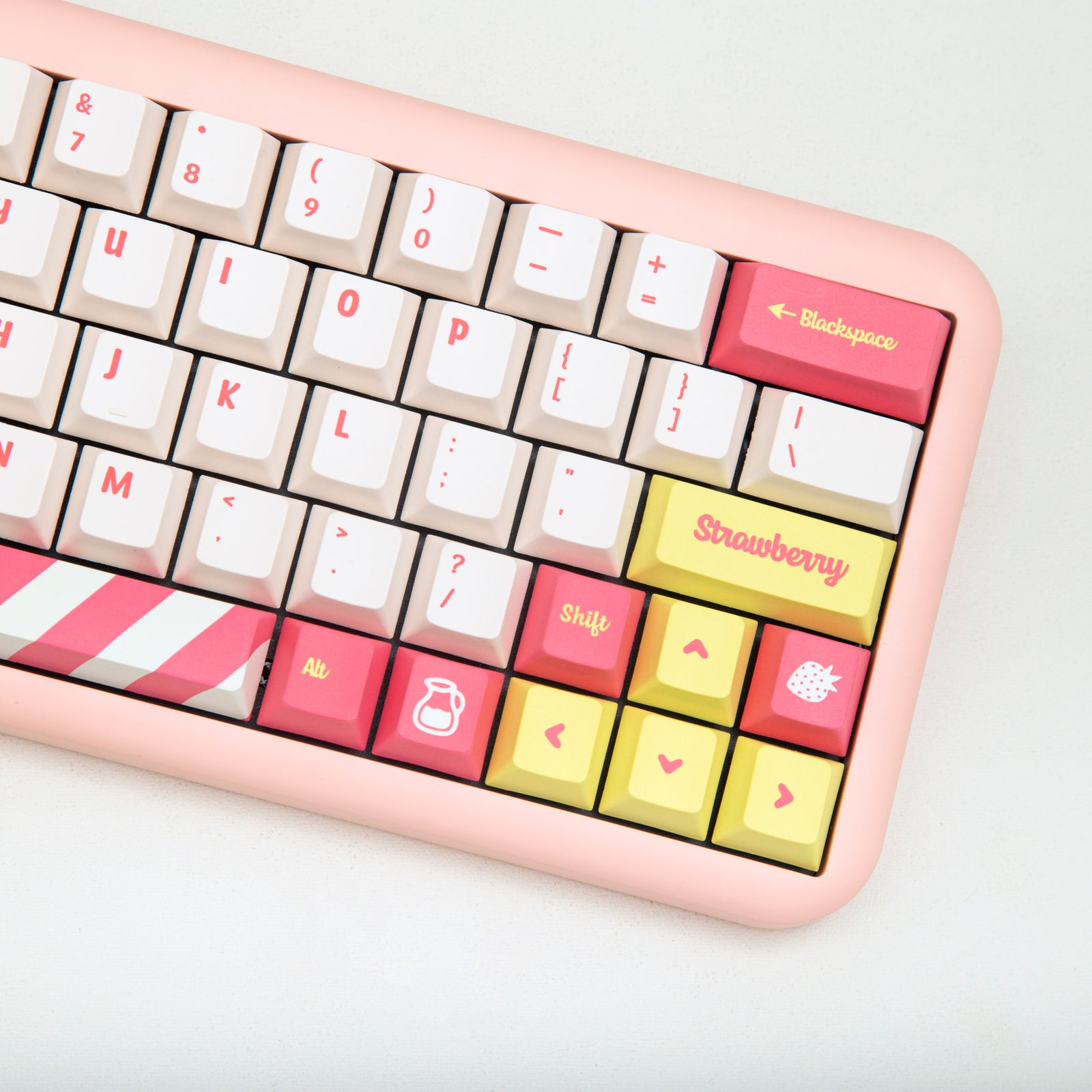 YUNZII Strawberry-Lemon Keycap Set