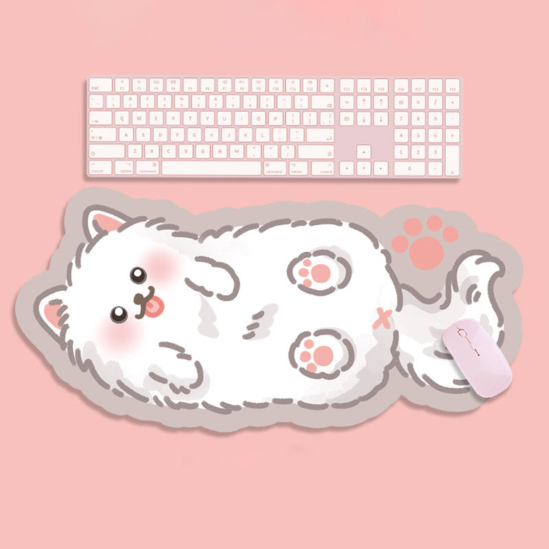 YUNZII Keynovo Mouse Mat Desk Pad- - Coffee Cat – YUNZII KEYBOARD