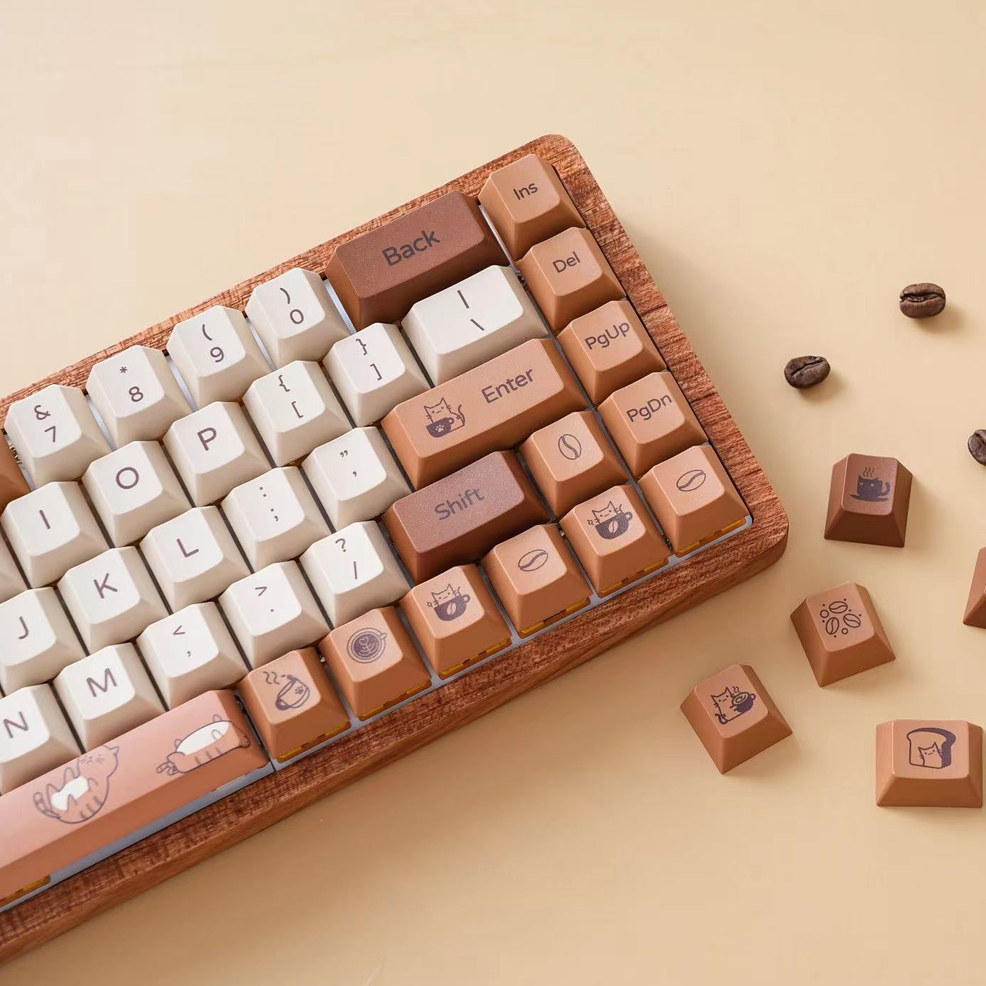 YUNZII SKYLOONG GK61 / GK68 Lite-Gasket Keyboard Kit With Wooden 